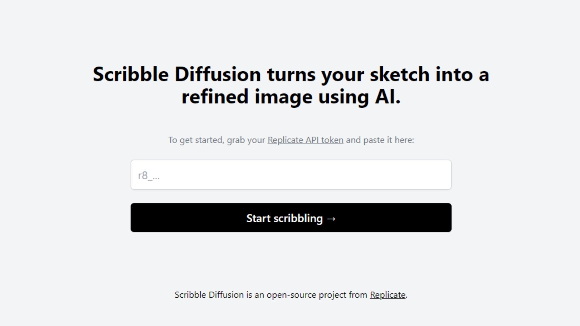 Scribble Diffusion